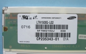 LTN150XG-L02 Samsung 15 дюймов 1024x768 280Nits 60 Гц LVDS <span class=keywords><strong>30</strong></span> контактов панель для ноутбука ЖК-экран