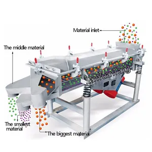 Mehr schicht ige Kaffeebohnen samen lineare Vibrationssieb-Sortiersieb maschine