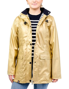 Chaqueta Cortavientos Larga Holgada con Capucha para Mujer, Otoño 2026, Casual, Ecológica, con Estampado Floral, Tejida en Poliéster, Bordada - Product Image 1