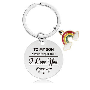 Porte-clés avec inscription "I love you <span class=keywords><strong>forever</strong></span>", en argent, or, noir, inscription "I love you", 2022 - Product Image 3