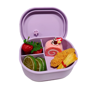 Lonchera Portátil de Silicona de Alta Calidad para el Hogar, Apta para Calentar, a Prueba de Fugas, con Tapa que Mantiene la Frescura - Product Image 2