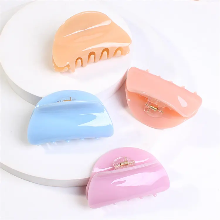 Stile coreano caramelle dolci gelatina colori clip per artigli per capelli morsetti per capelli in acetato acido per donne ragazze
