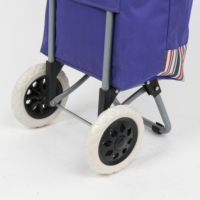 Vente en gros de sacs à main pour les légumes espagnols sac à roulettes pliable sacs à roulettes pour les courses avec 2 roues