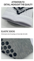 Chaussettes antidérapantes pour équipe de football de football Chaussettes tricotées de concepteur de taille libre Chaussettes épaisses de serviette Fabricant direct
