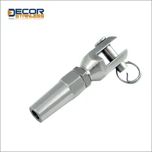 stainless steel swageless jaw terminal for 6mm wire rope