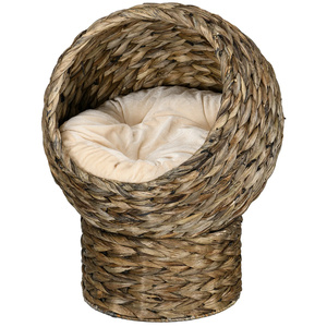 <span class=keywords><strong>Lit</strong></span> pour chat gris 23.5 "H avec panier pour chat rembourré - Product Image 1
