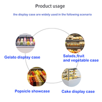 Prosky 24 assiettes crème glacée italienne gelato affichage réfrigérateur congélateur vitrine