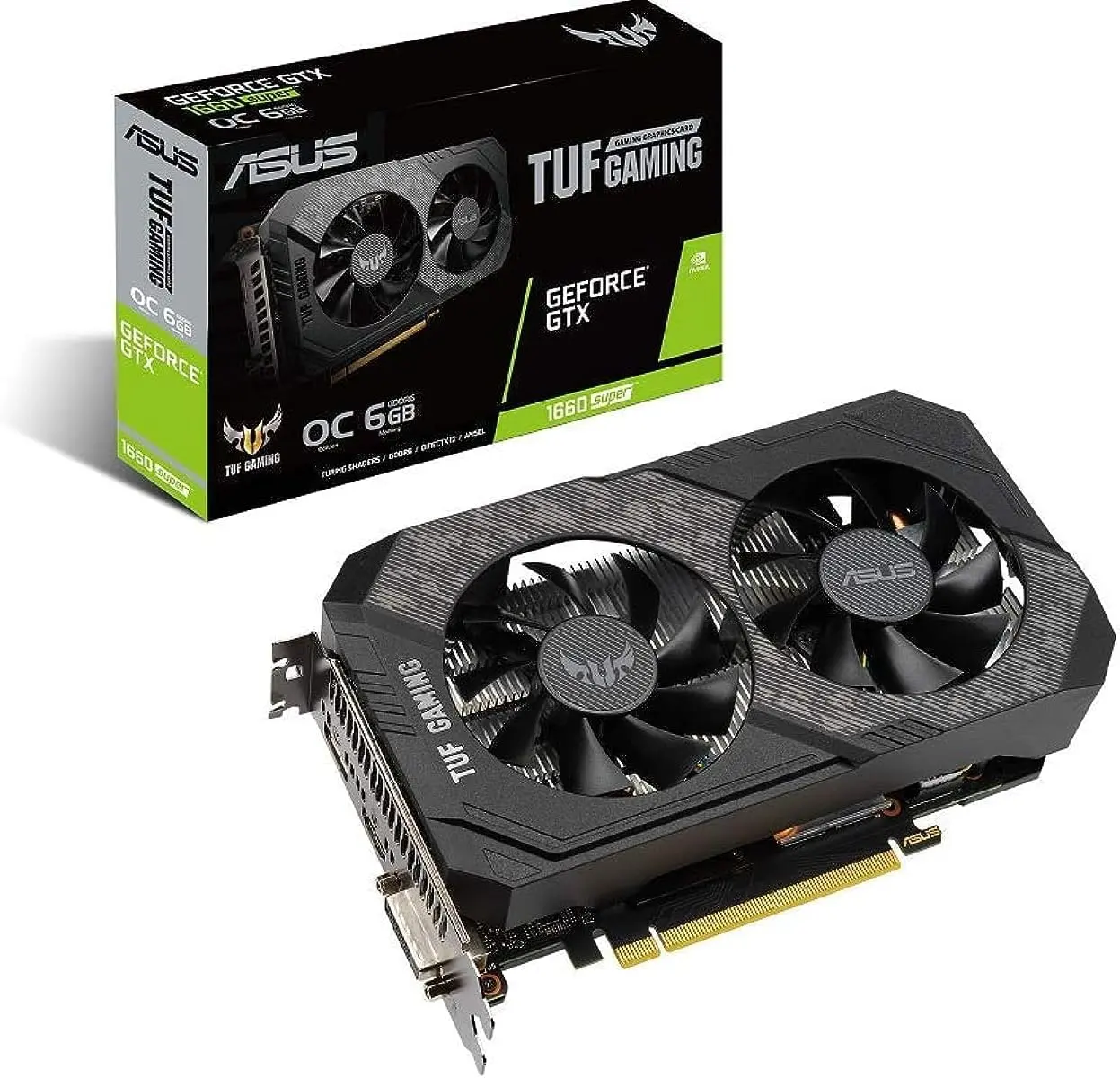 TUF Gaming 6 GB GDDR6 OC Grafikkarte GeForce GTX 1660 SUPER