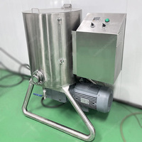 Machine à broyer verticale à billes pour chocolat à base de noix, durable, économe en énergie, pour poudre de cacao