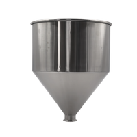 Entonnoir semi-automatique pour miel, 5L/100L, pour liquides et pâtes, cylindrique, de type industriel