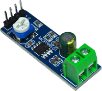 Module amplificateur audio LM386 5V 12V mono avec contrôle du gain et du volume pour radio portable et projets audio DIY
