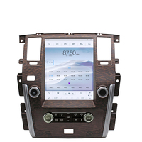 RoadNavi estilo Tesla Android 11 radio de coche para Nissan Patrol XE Y62 madera 2012-2021 reproductor Multimedia de coche inalámbrico Carplay 4G