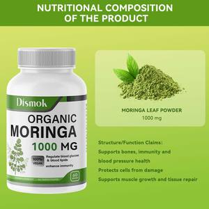 Oem Organische <span class=keywords><strong>Moringa</strong></span> Bladpoeder Capsule Beste Prijs Private Label Metabolisme Immuunsupplement <span class=keywords><strong>Moringa</strong></span> <span class=keywords><strong>Capsules</strong></span> - Product Image 1