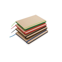 Carnet de notes A5 personnalisé avec estampage à chaud doré, couverture rigide, agenda quotidien avec bordure dorée
