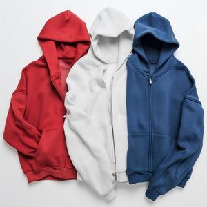 Conjunto Deportivo de Invierno para Hombre con Logotipo Personalizado, Sudadera con Capucha y Pantalones Bordados de 2 Piezas - Product Image 3