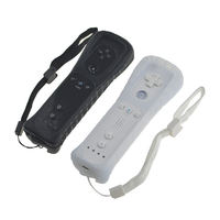 Console de jeu multifonctionnelle Wii avec moteur de vibration, capteur infrarouge sans fil, manettes gauche et droite, joysticks
