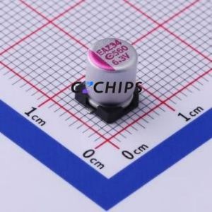 6R3AVEA561M0608 Solid Capacitor SMD,D6.3xL7.5mm ( Capacitance: 560uF )( Precision: 20% Rated Voltage: 6.3V ) - Product Image 1