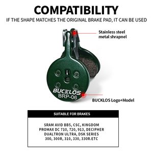 Plaquettes de <span class=keywords><strong>frein</strong></span> en céramique BUCKLOS pour vélo, plaquettes de <span class=keywords><strong>frein</strong></span> à disque durables pour <span class=keywords><strong>Avid</strong></span> <span class=keywords><strong>BB5</strong></span>/DSK-310/DC-710, plaquettes de <span class=keywords><strong>frein</strong></span> de VTT résistantes à l'usure - Product Image 2