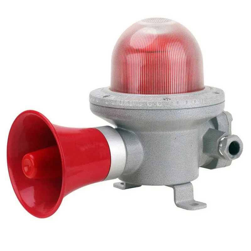Alarme lumineuse LED étanche sirène d'alarme sonore et visuelle 40W 180DB alarme d'urgence anti-déflagrant spéciale 24V