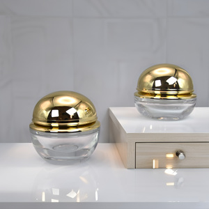 Bán buôn tùy chỉnh in logo mỹ phẩm mặt Kem mắt lọ 50g 20g bao bì chăm sóc da với nắp nhựa - Product Image 2