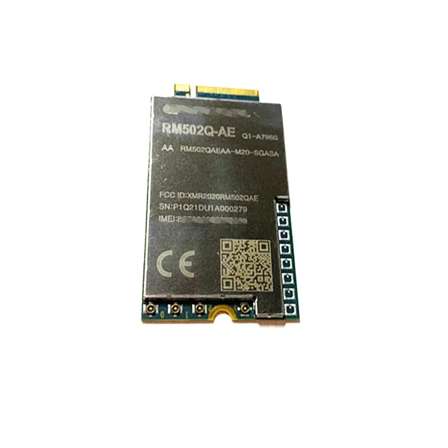 RM502Q-AE 5G NR sub-6GHz M.2 LTE cellular module Qualcomm Snapdragon X55 5G modem support NA / NSA mode4G LTE-A