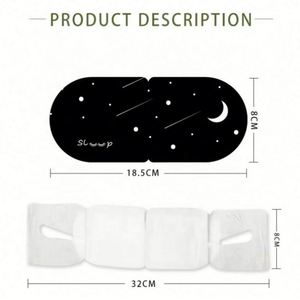 Máscara de Ojos de Algodón Personalizada para Aliviar la Fatiga Ocular, Desechable, Autocalentable, de Tela No Tejida, para Viajes, Parche para Dormir - Product Image 4