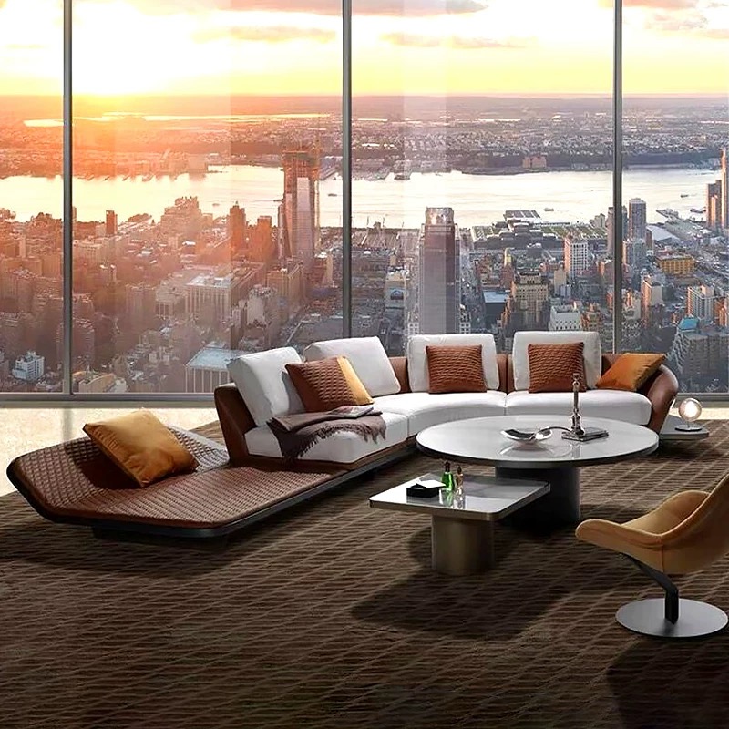 新しいデザインのモダンなソファクラシックで時代を超越したスタイルの