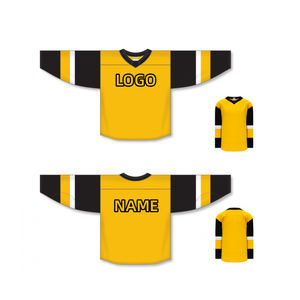 Jersey de Hockey sobre Hielo Sublimado con Logotipo Personalizado, Servicio OEM de Alta Calidad al por Mayor, Unisex, Antiarrugas, Transpirable, de Secado Rápido, de Poliéster - Product Image 2