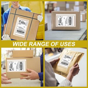 60 fundas para etiquetas de envío de 6,7x9,8 pulgadas, bolsas autoadhesivas para listas de empaque, sobres protectores transparentes para documentos para envío - Product Image 6