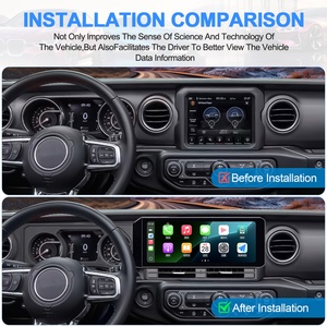 NaviHua 12.3" Android Car GPS Navigation <b>System</b> for Jeep Wrangler JL 2018-2022 Multimedia CarPlay Stereo - Product Image 2