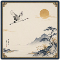 Tapis de Mahjong sur mesure de style Chinoiserie moderne, protection de table artistique florale et ornée d'oiseaux d'inspiration orientale pour le divertissement américain du Mahjong