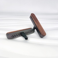 Diffuseur de parfum pour voiture en bois massif avec logo personnalisé Roes Luxury, accessoires intérieurs de voiture, clip pour grille d'aération