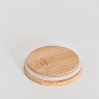 Bocaux de rangement en verre borosilicate de haute qualité, design minimaliste, forme géométrique, récipients hermétiques, boîtes à thé avec couvercles en bambou