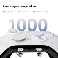 Manette de jeu sans fil ATK Battle Axe Standard Tri Mode avec joystick à effet Hall et déclencheur 1000Hz pour Switch, PC, iOS, Android