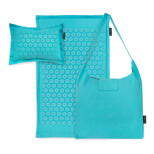 Harbour <span class=keywords><strong>Shakti</strong></span>-esterilla de <span class=keywords><strong>Yoga</strong></span> de acupresión de lino orgánico, juego de almohada de espuma viscoelástica - Product Image 1