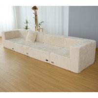 Japanisches Schaumstoff-Vakuum-Sofa mit Abnehmbarem Bezug für Ein bis Vier Sitzplätze Sitzsack-Sofa