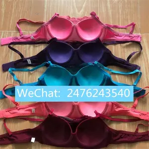 Vari colori reggiseno imbottito magazzino lotto trasparente con fili e prezzo basso Saint Lucia Grenada Barbados Anguilla ecc. Mercato