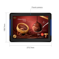 Support mural PoE RK3566 10.1 pouces salle de réunion tablette PC Android 11 affichage avec barre lumineuse LED