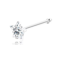 Bijoux de piercing tendance en acier inoxydable, clou de nez en zircon CZ, bijoux de corps glamour pour femme, anneau de nez courbé multicolore
