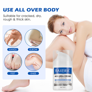 Crème pour les pieds à l'urée en gros sous marque privée 50g, aux effets hydratants, adoucissants pour les cellules mortes et apaisants pour les démangeaisons. - Product Image 6