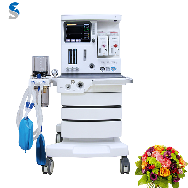 CE Approved  Multifunctional Anesthesia Machine System Ventilators