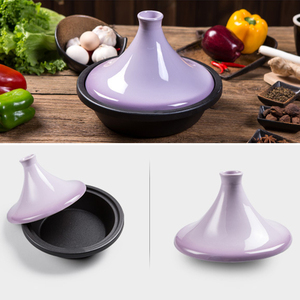 Vente <span class=keywords><strong>en</strong></span> gros Mini marmite à <span class=keywords><strong>tajine</strong></span> marocaine <span class=keywords><strong>en</strong></span> <span class=keywords><strong>fonte</strong></span> émaillée colorée au design minimaliste pour la cuisine - Product Image 5