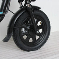 Moped électrique à deux roues avec pédales, batterie au lithium 60V, type intelligent à capteur, tube inférieur, moteur de moyeu arrière, 3 vitesses, 500W, fabriqué en Chine