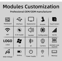 Computadora Todo en Uno Industrial con Panel PC y Pantalla Táctil Capacitiva, Android y Win11, para Montaje en Pared
