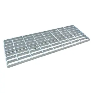 Grille en acier galvanisé à chaud de haute qualité/grilles en acier inoxydable pour couverture de drainage de marches d'escalier