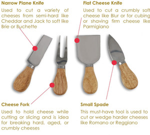 Lớn sồi bằng gỗ pho mát và Platter cắt phục vụ tấm khay bằng gỗ pho mát Board Set - Product Image 4