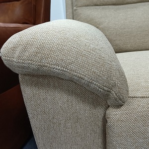 <span class=keywords><strong>Fauteuil</strong></span> inclinable moderne en tissu avec porte-gobelet, cadre en bois manuel et fonction extensible, canapé individuel pour salon - Product Image 2