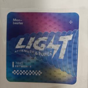 PVC Waterproof Self-Adhesive Labels/<b>Stickers</b> for Gift Packaging with Customizable Shapes and Glossy Finish - Product Image 4