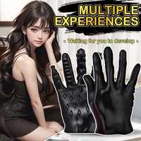 Sex handschuhe Dildo Finger G-Punkt Massage gerät Sex handschuh Vagina Stimulator Nippel massage BDSM Dildo für Paare Frauen Weiblich Männer Männlich