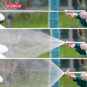 Andeca ad alta pressione in metallo da giardino in ottone ugello Set regolabile pistola ad acqua a spruzzo 1/<span class=keywords><strong>2</strong></span> "<span class=keywords><strong>3</strong></span>/4" tubo per autolavaggio irrigazione fiore - Product Image 5
